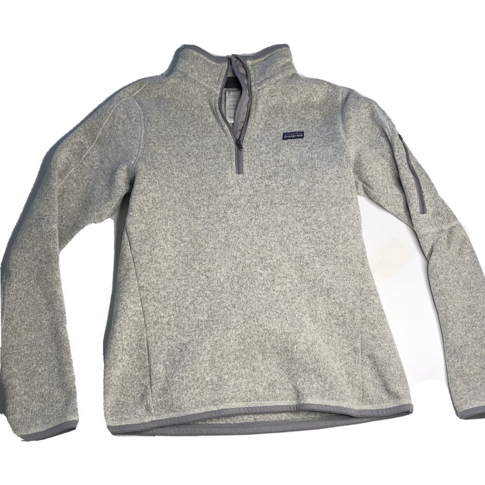 Patagonia Better Sweater 1/4 Zip Fleece Small Gray
